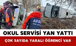 Okul Servisi Yan Yattı: Çok Sayıda Yaralı Öğrenci Var