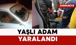 Otomobil çarptı: yaşlı adam yaralı