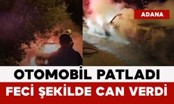 Otomobil Patladı: Sürücü Hayatını Kaybetti