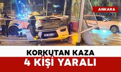 Otomobille motosiklet çarpıştı: 4 yaralı