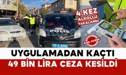 Polisin Uygulamasından Kaçan Sürücüye 49 Bin Lira Ceza