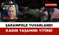 Şarampole yuvarlanan otomobildeki kadın hayatını kaybetti