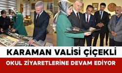 Vali Çiçekli okul ziyaretlerine devam ediyor