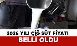 2026 yılı çiğ süt fiyatı ne kadar oldu ?