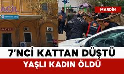 7'nci kattan düşen yaşlı kadın öldü