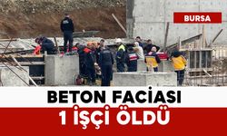 Beton faciası: 1 işçi öldü, 2'si sağ kurtarıldı
