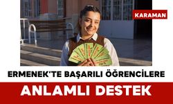 Ermenek’te Başarılı Öğrencilere Anlamlı Destek
