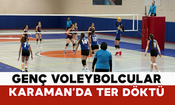 Genç Voleybolcular Karaman’da Ter Döktü