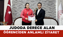 Judoda Derece Alan Öğrenciden Anlamlı Ziyaret