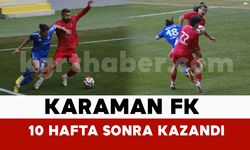 Karaman FK 10 Hafta Sonra Kazandı