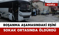 Karısını sokak ortasında öldürdü