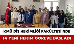 KMÜ Diş Hekimliği Fakültesi’nde 14 Yeni Hekim Göreve Başladı