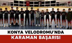 Konya Velodromu’nda Karaman Başarısı