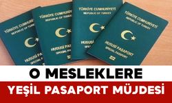 O Mesleklere Yeşil Pasaport Müjdesi