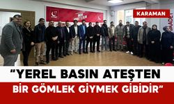 Saadet Partisi Karaman İl Başkanı Raşit Aktaş Basınla Buluştu