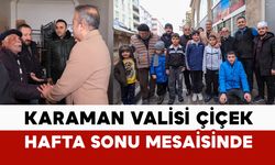 Vali Çiçek hafta sonu mesaisinde esnafla bir araya geldi