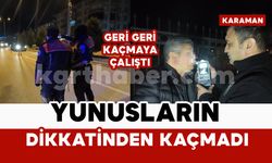 Alkollü sürücü Yunus timlerinin dikkatinden kaçmadı
