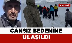Alzaymır hastası adamın cansız bedenine ulaşıldı
