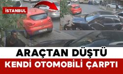 Araçtan Düştü: Kendi Otomobili Çarptı