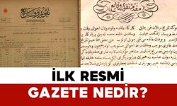 İlk Resmi Gazete Nedir?