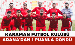 Karaman Futbol Kulübü Adana’dan 1 Puanla Döndü