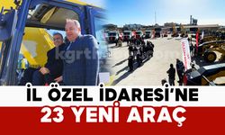 Karaman İl Özel İdaresi'ne 23 yeni araç