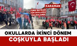 Karaman’da ikinci dönem “Bayrak Sevgisi” dersiyle başladı