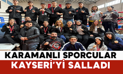 Karamanlı Sporcular Kayseri’yi Salladı