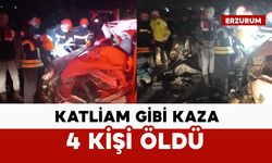 Katliam gibi kazada 4 kişi öldü