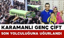 Kazada ölen 3 çocuk sahibi çift yan yana toprağa verildi