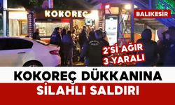Kokoreç dükkanına silahlı saldırı: 2'si ağır 3 yaralı