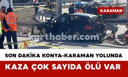 Konya-Karaman Yolunda Kaza Çok Sayıda Ölü Var