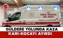 Köy Yolundaki Kaza Karı-Kocayı Ayırdı