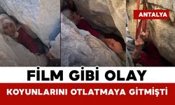 Koyunlarını Otlatmaya Gitti: Kayalıklarda 1 Gün Sonra Bulundu