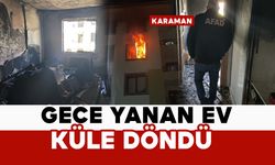 Küle dönen evde AFAD inceleme yaptı