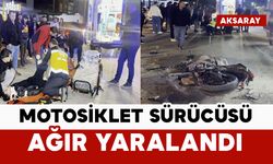 Otomobil ile motosiklet çarpıştı, sürücü ağır yaralı
