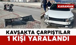Otomobille çarpışan 3 tekerlekli elektrikli bisikletin sürücüsü yaralandı