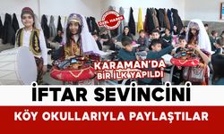 Ramazan’da köy okullarındaki öğrencilerin iftar sevincine ortak oldular