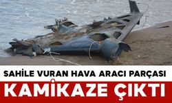 Sahile vuran insansız hava aracı parçası, İran yapımı kamikaze çıktı