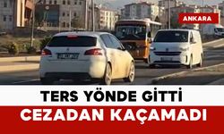 Ters yönde gitti: 11 bin 629 lira ceza kesildi