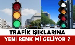 Trafik ışıklarına yeni renk mi geliyor ?