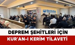Karaman Ülkü Ocakları’ndan 6 Şubat Deprem Şehitleri İçin Kur’an-ı Kerim Tilaveti