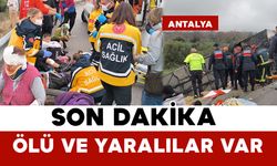 Yolcu Otobüsü Şarampole Devrildi: Ölü ve Yaralılar Var