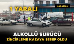 Alkollü sürücü zincirleme kazaya neden oldu: 25 bin lira ceza kesildi