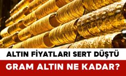 Altın Fiyatları Sert Düştü: Gram Altın 5.850 TL’ye Geriledi