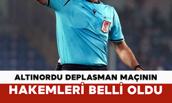 Altınordu Deplasman Maçının Hakemleri Belli Oldu