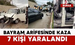 Bayram arifesinde feci kaza: 7 yaralı