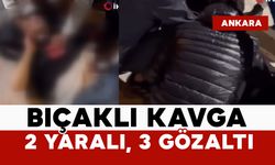 Bıçaklı kavga: 2 yaralı, 3 gözaltı