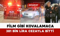 Çocuk sürücü ile polisin kovalamacası 381 bin lira cezayla bitti