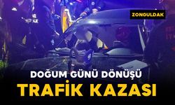 Doğum günü partisinden dönerken kaza yaptılar: 3 yaralı